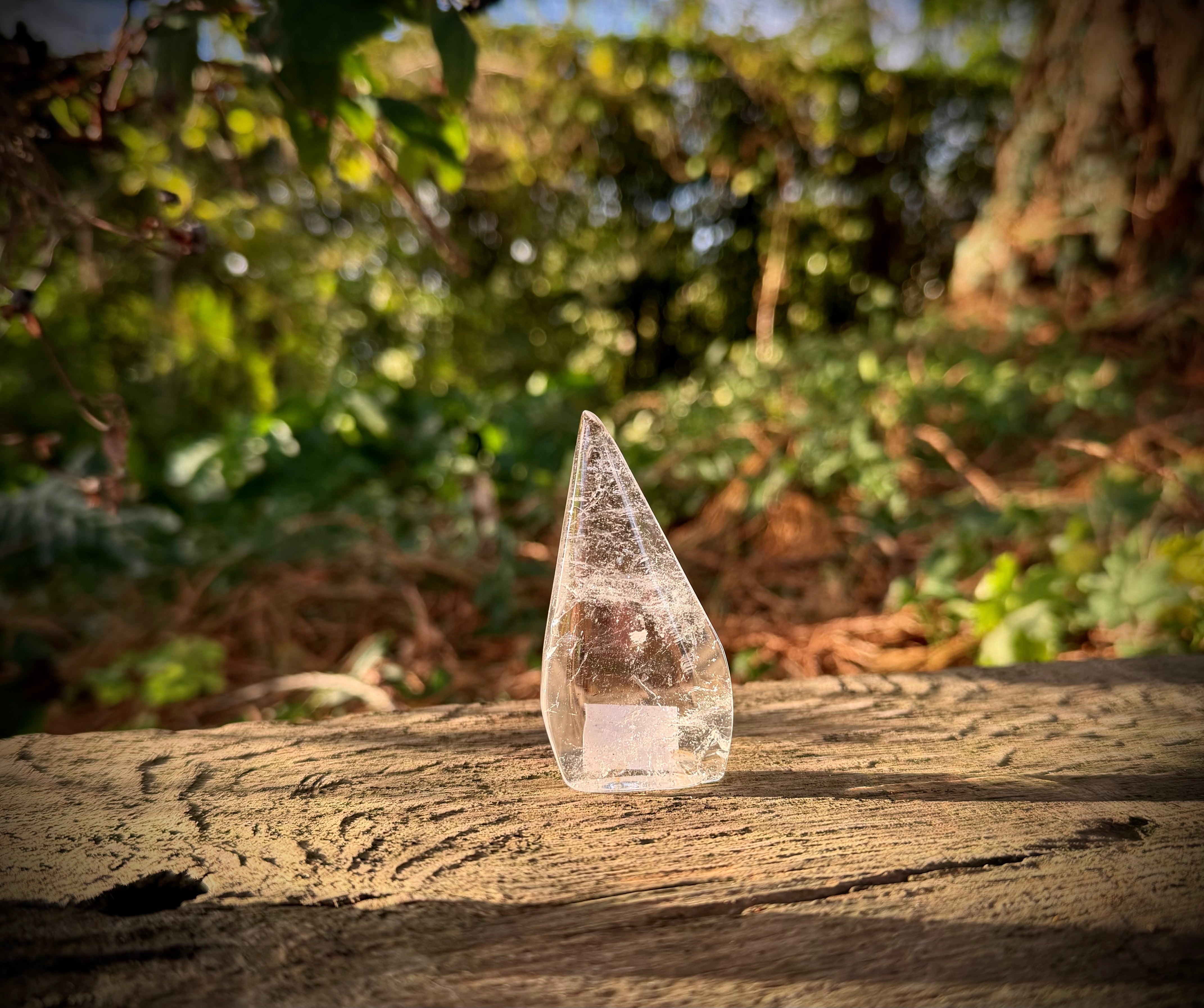 Clear Quartz Flames