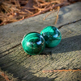 Mini Malachite Spheres