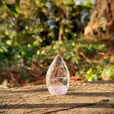 Clear Quartz Flames