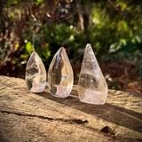 Clear Quartz Flames