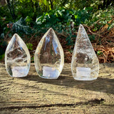 Clear Quartz Flames