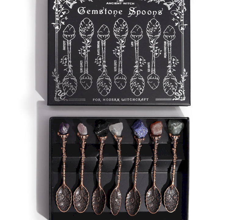 Gemstone Witch Spoons