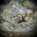 Raw Aquamarine Ring - Sterling Silver
