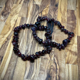 Garnet Chip Bracelet