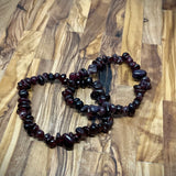 Garnet Chip Bracelet