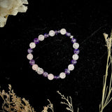 Amethyst & Rose Quartz Bracelet